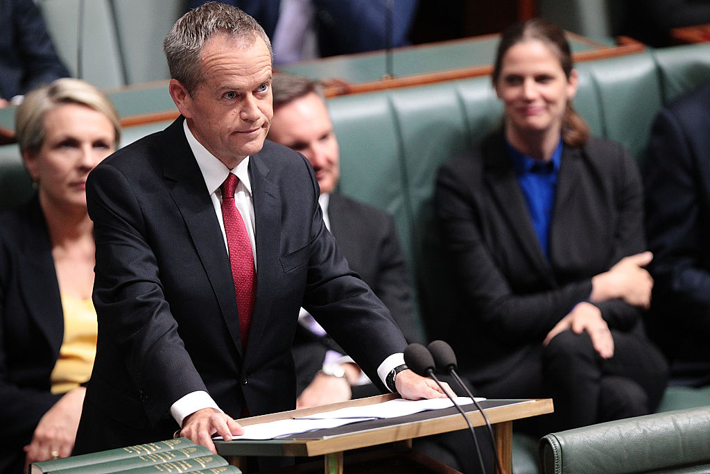 Opposition Leader Bill Shorten Delivers Budget Reply Speech